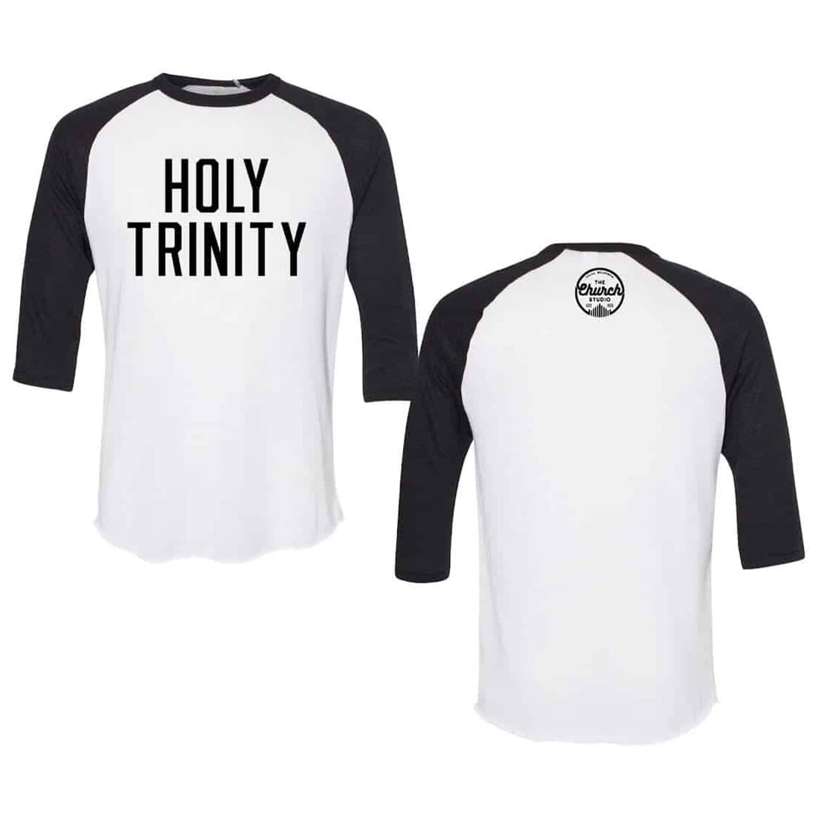 The Church Studio Holy Trinity Raglan Baseball T-Shirt