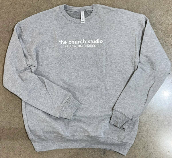 The Church Studio gray sweatshirt