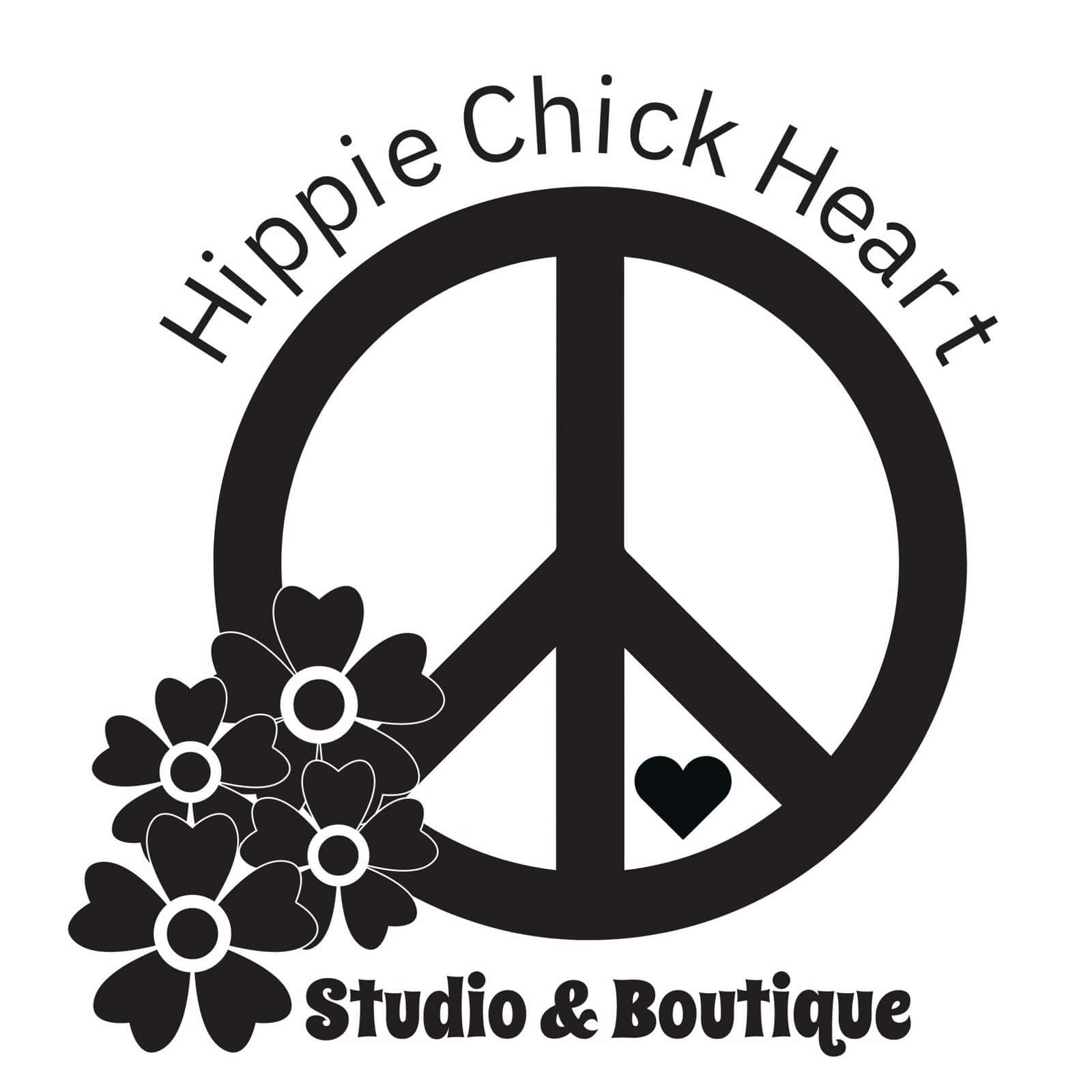 Hippie Chick Art Logo